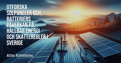  Moganie – Nyckeln till en mer hållbar framtid i energieffektiva batterier och solceller!