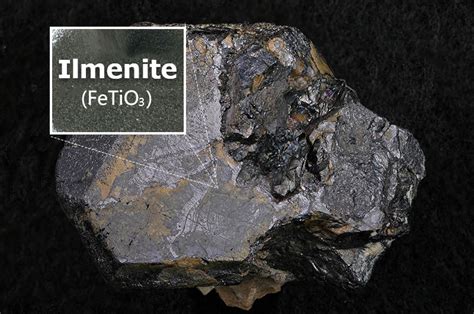 Ilmenit – En Väsentlig Mineral för Titan och Järnproduktion!