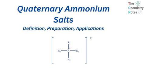  Quaternary Ammonium Salts – Revolutionizing Energy Storage and Catalysis!